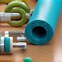 Compact home fitness equipment, dumbbells and resistance bands